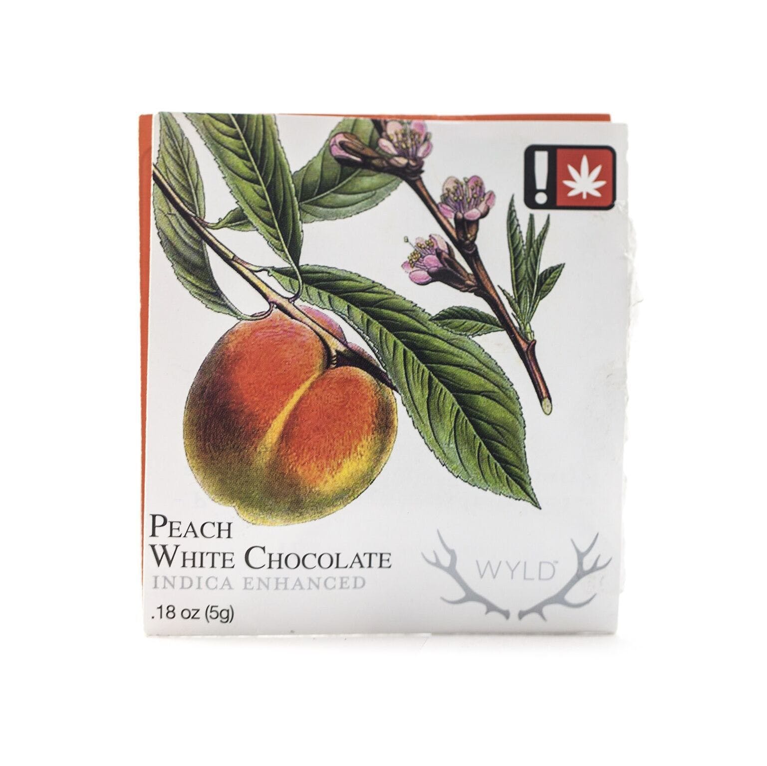 Adult Use - WYLD: Peach White Chocolate 1pk