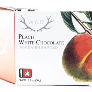 Adult Use - WYLD: Peach White Chocolate