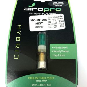 AiroPro Artisan Flavors - Mountain Mist distillate cartridge