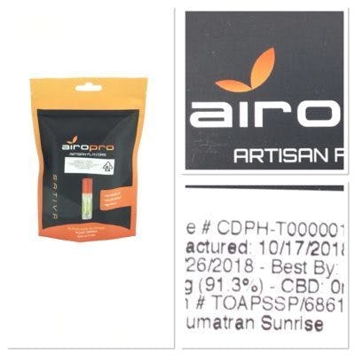 Airopro - Blood Orange - Sativa - .5g