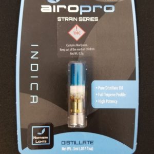 AiroPro - Northern Lights Indica Distillate Cartridge | .5g