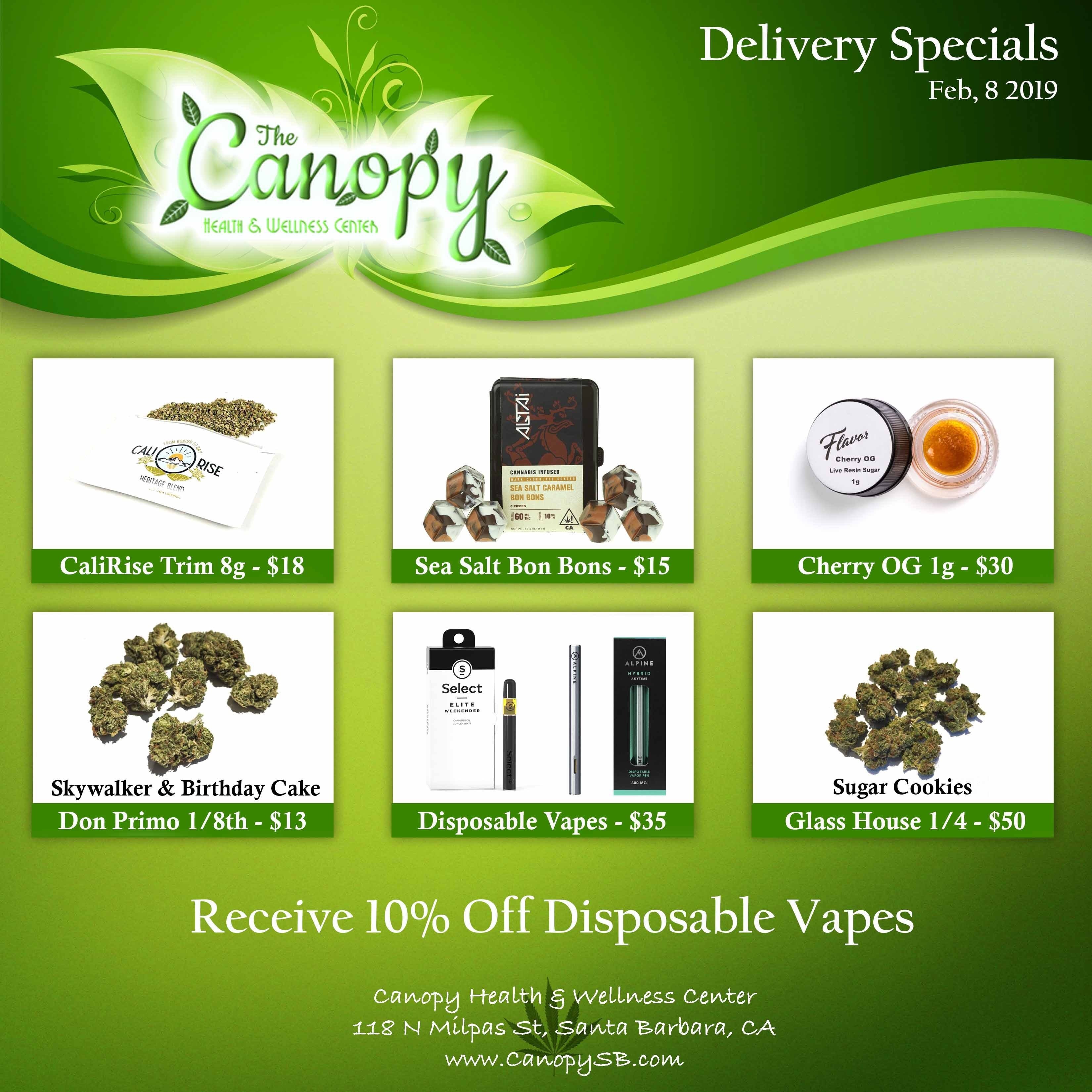 All Delivery Specials!!!!