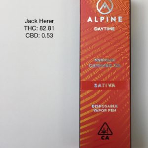 Alpine Jack Herer Prem Disposable Vape Pen .3g