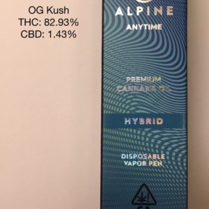 Alpine OG Kush Prem Disposable Vape Pen .3g