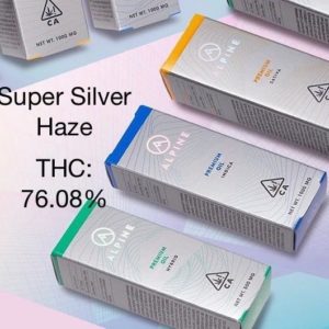 Alpine Super Silver Haze, Sativa, Vape Cart 1g