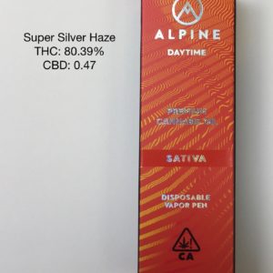 Alpine Super Silver Haze Prem Disposable Vape Pen .3g