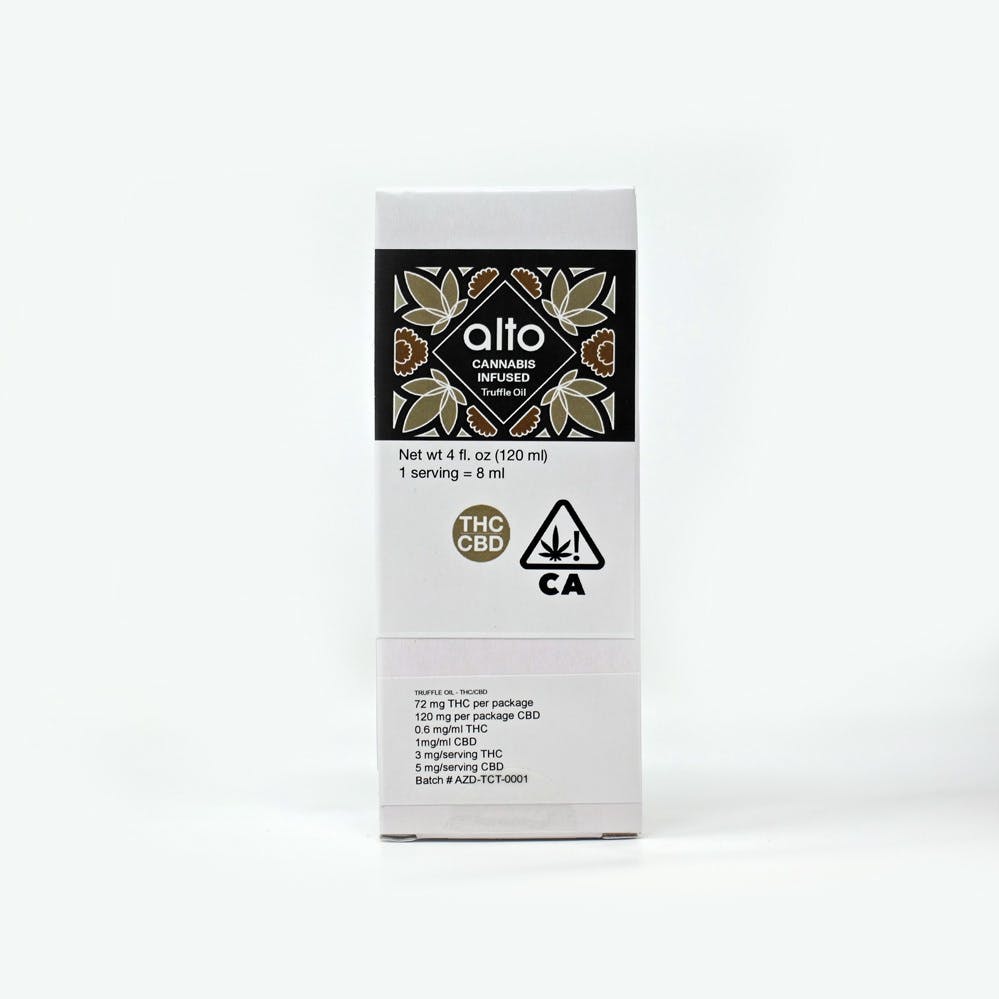 Alto THC/CBD Truffle infused Olive Oil