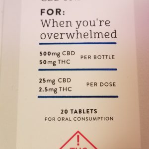 Altus Pillls 10:1 500MG CBD (50MG THC) When You're Overwhelmed