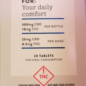Altus Pills 50:1 500MG CBD (10MG THC) Your Daily Comfort