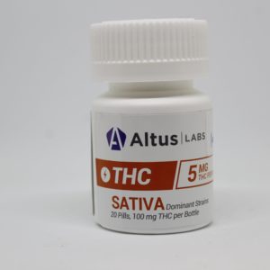 Altus THC Indica Pills 20 Servings 5mg - REC (Tax included)