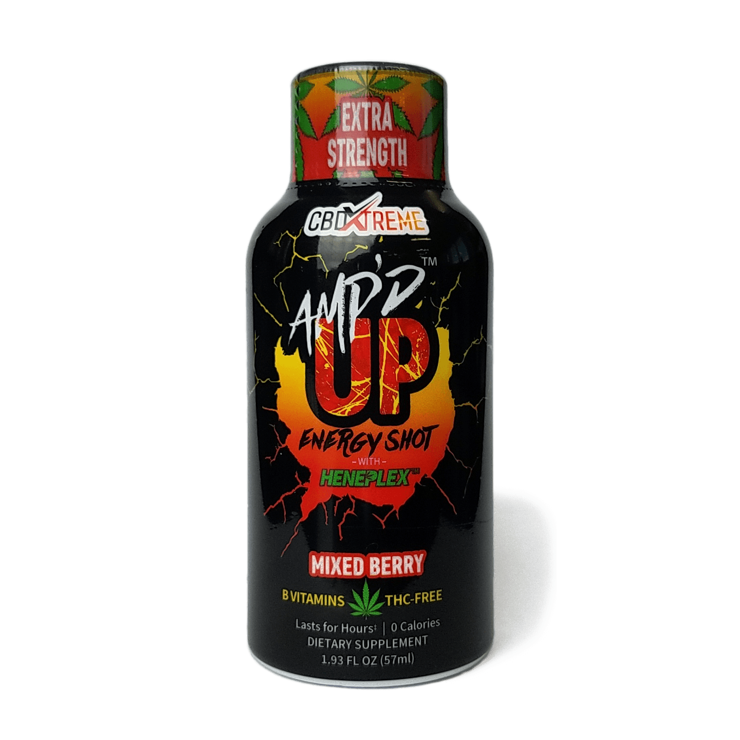AMPD UP | CBD Infused Energy Shot - 240mg Caffeine