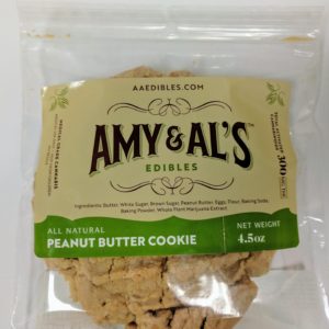 Amy & Al's: Peanut Butter Cookie - 100mg