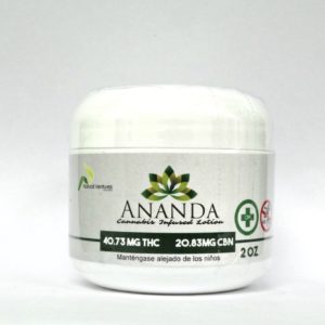 Ananda Cannabis Lotion 2oz