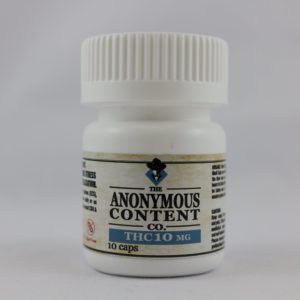 Anonymous Content Co. - THC 10mg Capsules