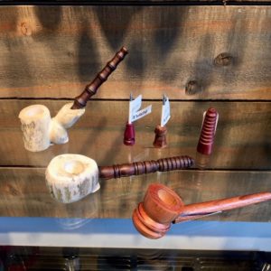 Antler and Wood Pipes