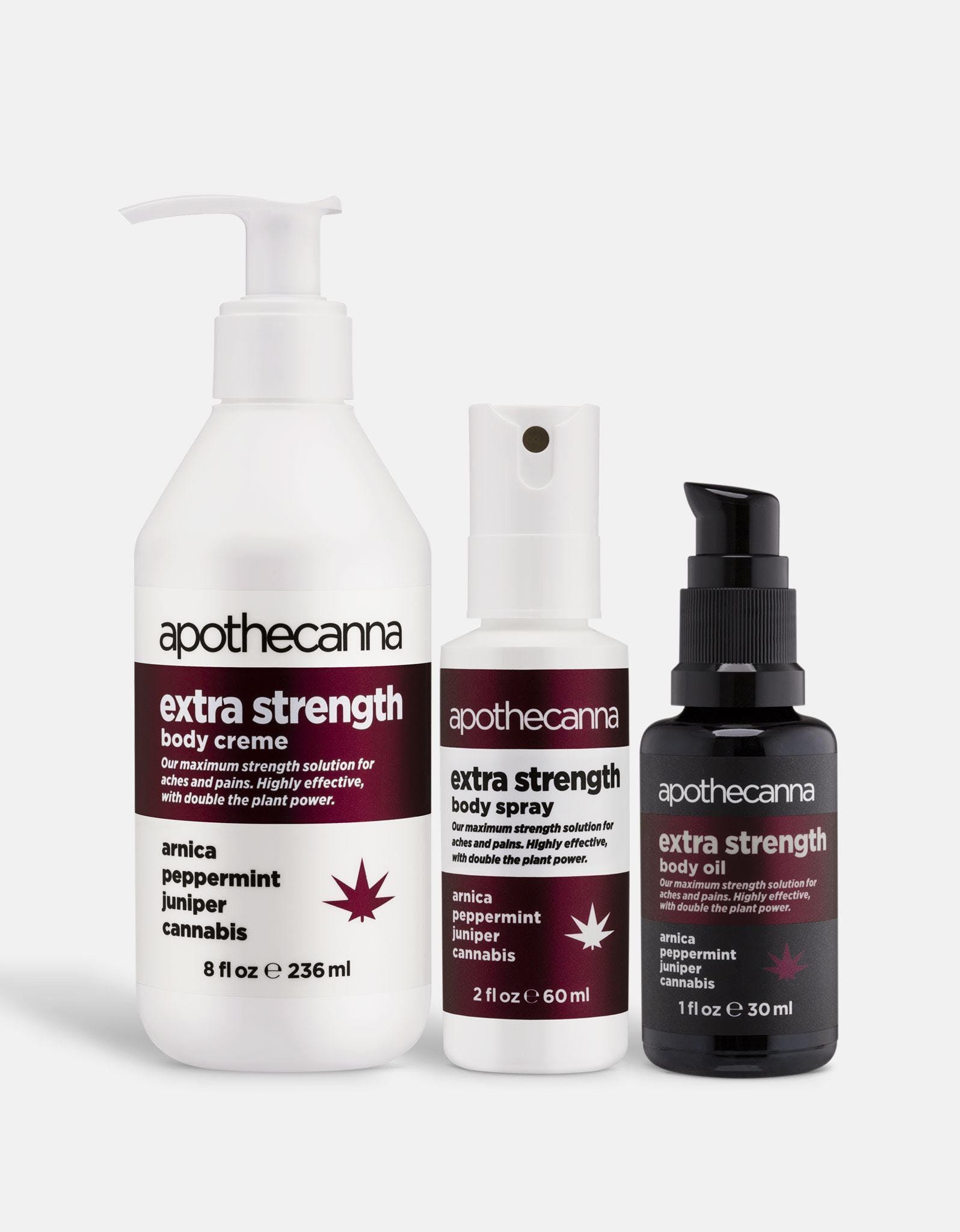 Apothecanna - Extra Strength Relieving Body Spray 2oz
