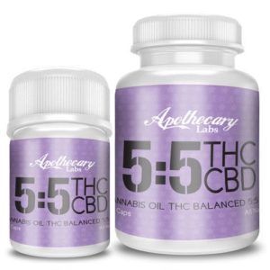 Apothecary 5:5 CBD:THC Cannabis Oil Caps