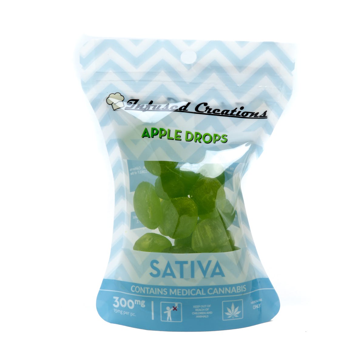 Apple Drops Sativa, 300mg