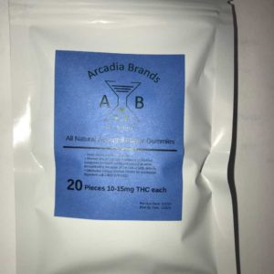 Arcadia Brands Gummies 20 Pack 10-15mg