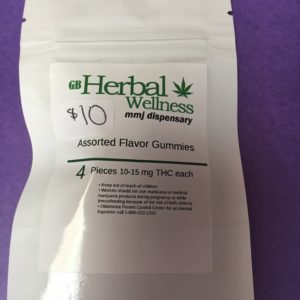 Arcadia Gummies, 20pk 10-15 mg THC