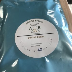 Arcadia Peanut Butter Cookie - 40mg