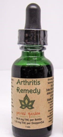 Arthritis Remedy Tincture Hybrid 1oz 40mg THC