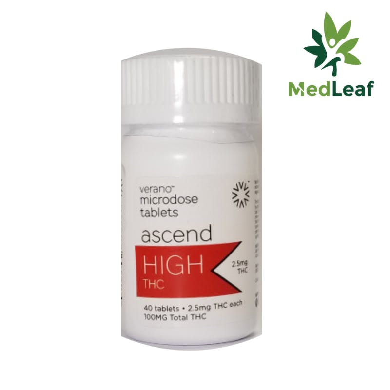 Ascend THC Microdose Tablets 100mg