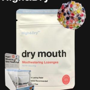Assorted Fruit Dry Mouth Lozenges- High and Dry