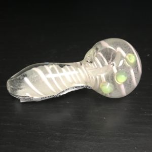 Assorted Glow in the Dark Spiral Hand Pipe 3.5"