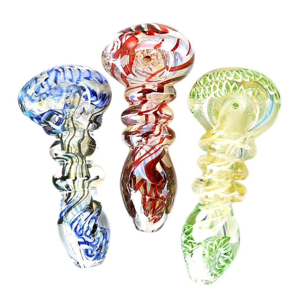 Assorted Ribbon Ring Hand Pipe 3.5"