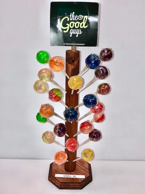 edible-assortment-of-good-guys-50mg-lollipops