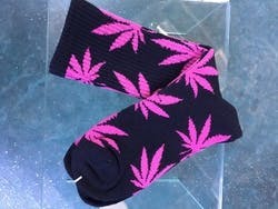Autumn Weed Socks