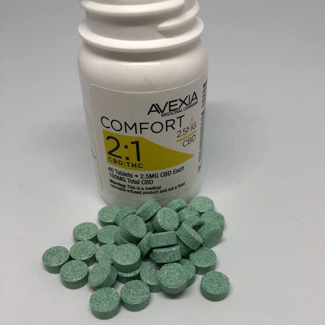 Avexia 2:1 CBD/THC Tablets
