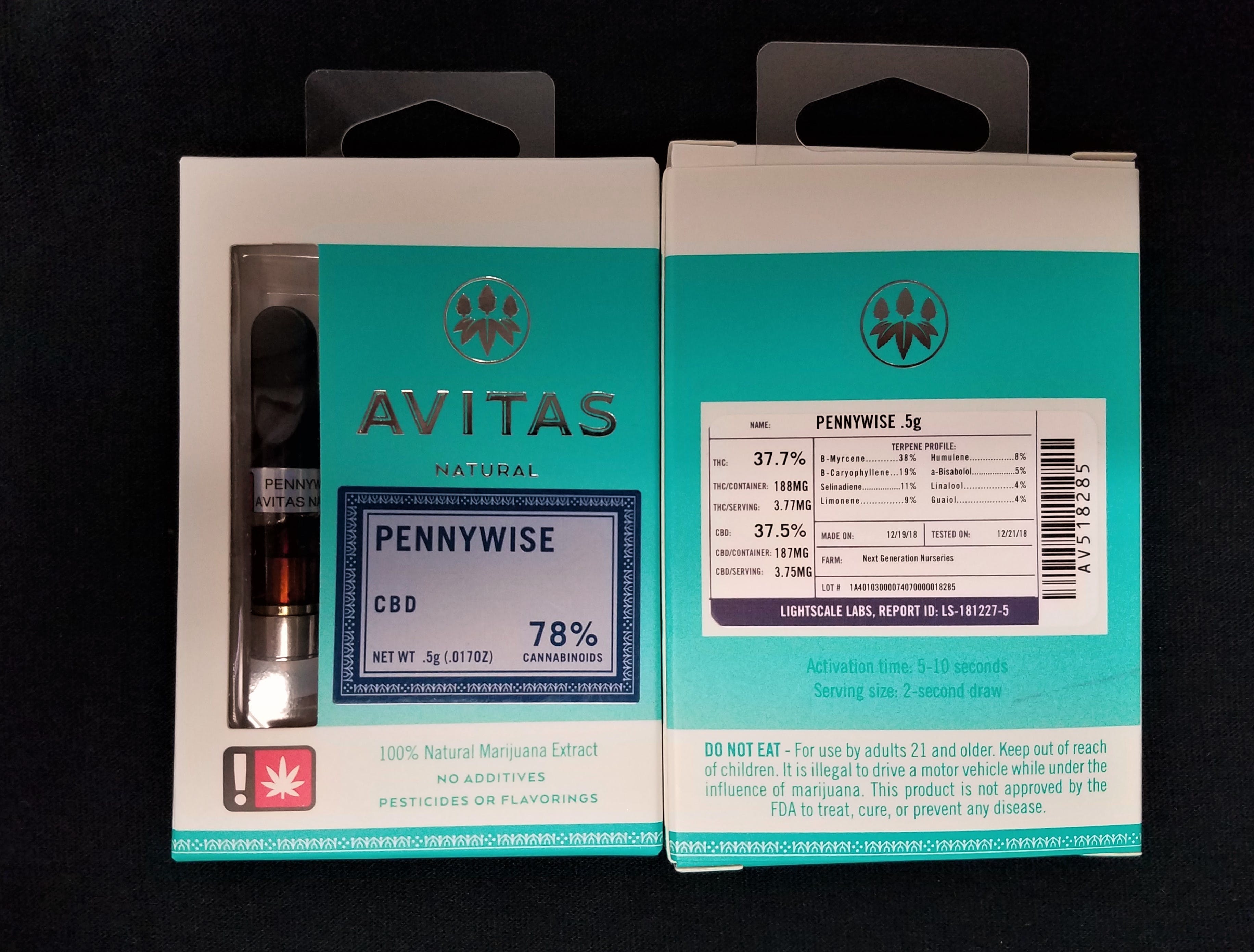 concentrate-avitas-pennywise-cartridge-5g