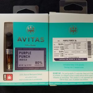 Avitas Purple Punch Cartridge .5g
