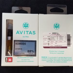 Avitas Ultra Komodo Cartridge 1g