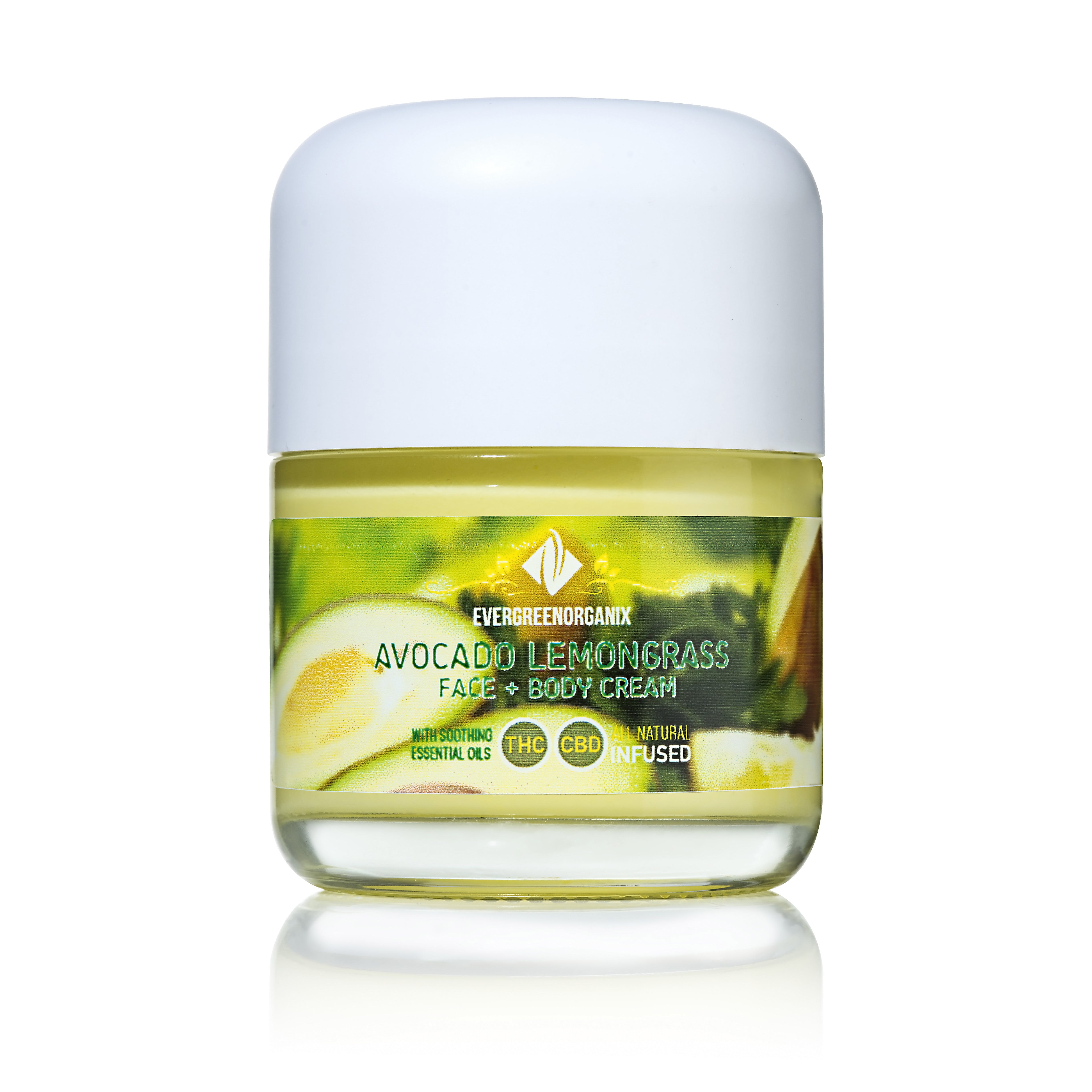 Avocado Lemongrass Body Cream | Evergreen Organix