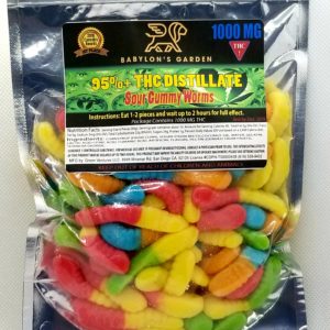 Babylons Garden- Sour Gummy Worms *1000Mg