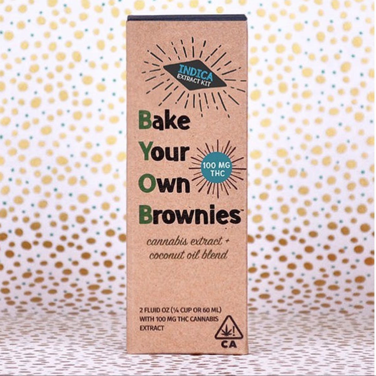 Bake Your Own Brownies -indica extract kit 100mg THC