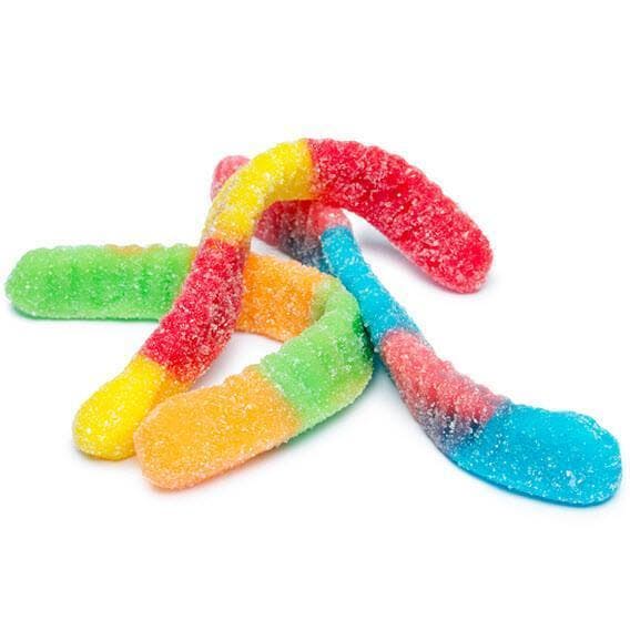 Baked Bros Gummies 300mg (Sour Worms - 10 Pieces)
