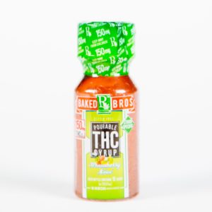 Baked Bros - Strawberry-Kiwi THC Syrup 150mg
