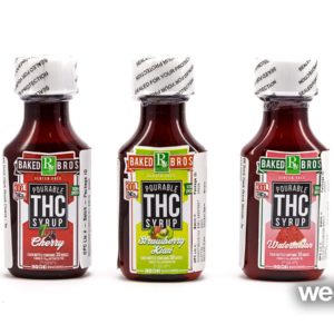 Baked Bros THC Syrup 300mg (Assorted Flavors)