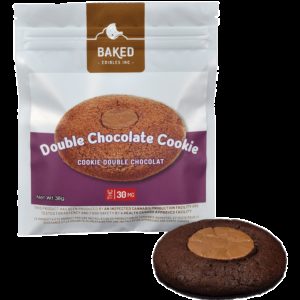 BAKED Edibles Double Chocolate Cookies