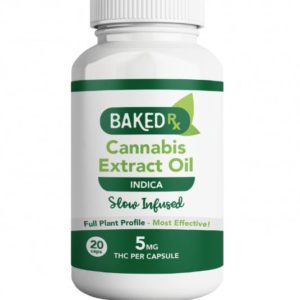 Baked Rx Indica Slow Infused Capsules