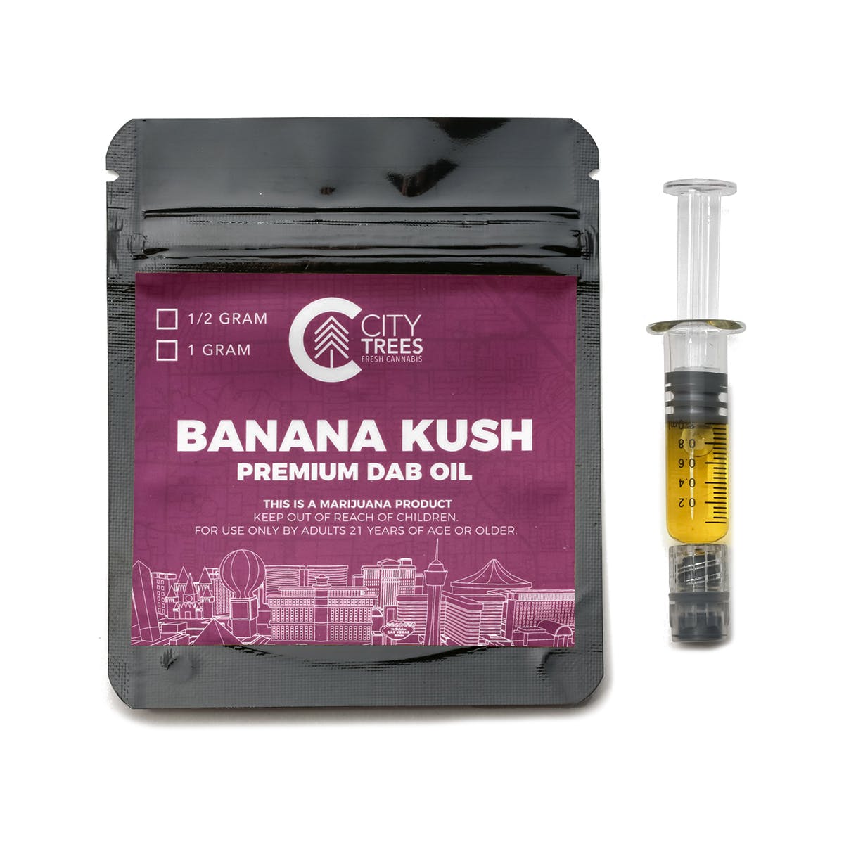 Banana Kush Premium Dist. Dab Oil Applicator
