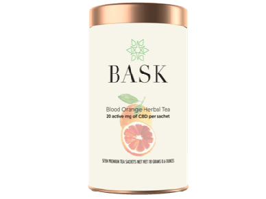 Bask Blood Orange CBD Tea Bags (10pk) (Dixie)