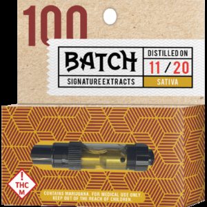 Batch Extracts 1000 mg distillate cartridge | Sativa |
