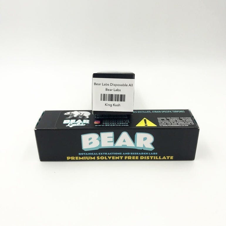 Bear Labs Vapes - King Kush