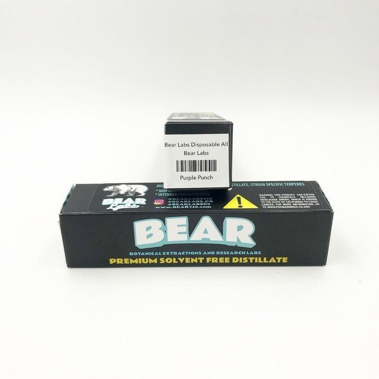 Bear Labs Vapes - Purple Punch
