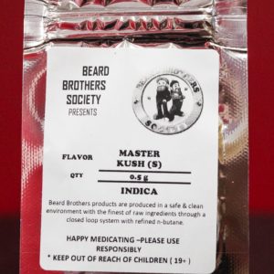 Beard Bros Master Kush Shatter 1/2g